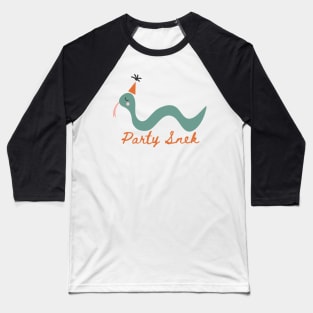 Party Snek Baseball T-Shirt